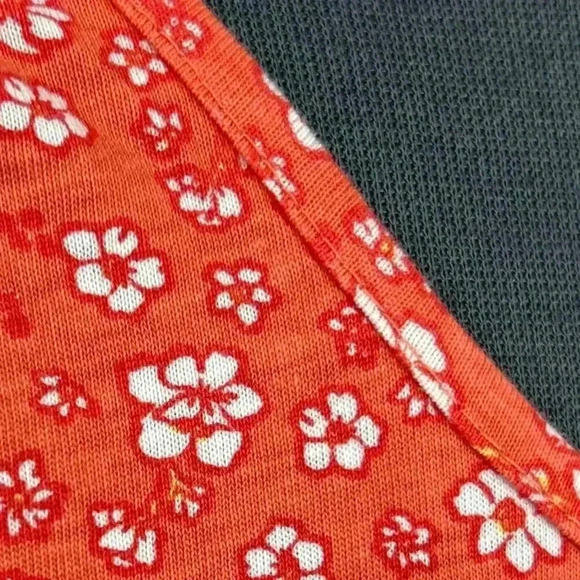 2 DYE 4 ladies floral sleeveless large dress peach white flowers - Picture 9 of 12